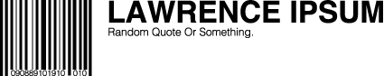 Lawrence Ipsum